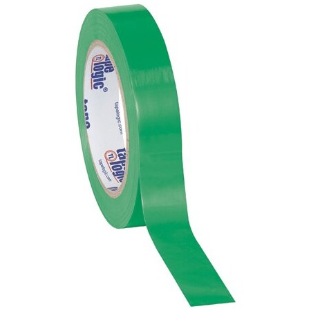 Tape Logic 1'' x 36 yds. Green Tape Logic Solid Vinyl Safety Tape, 48PK BUY00013717